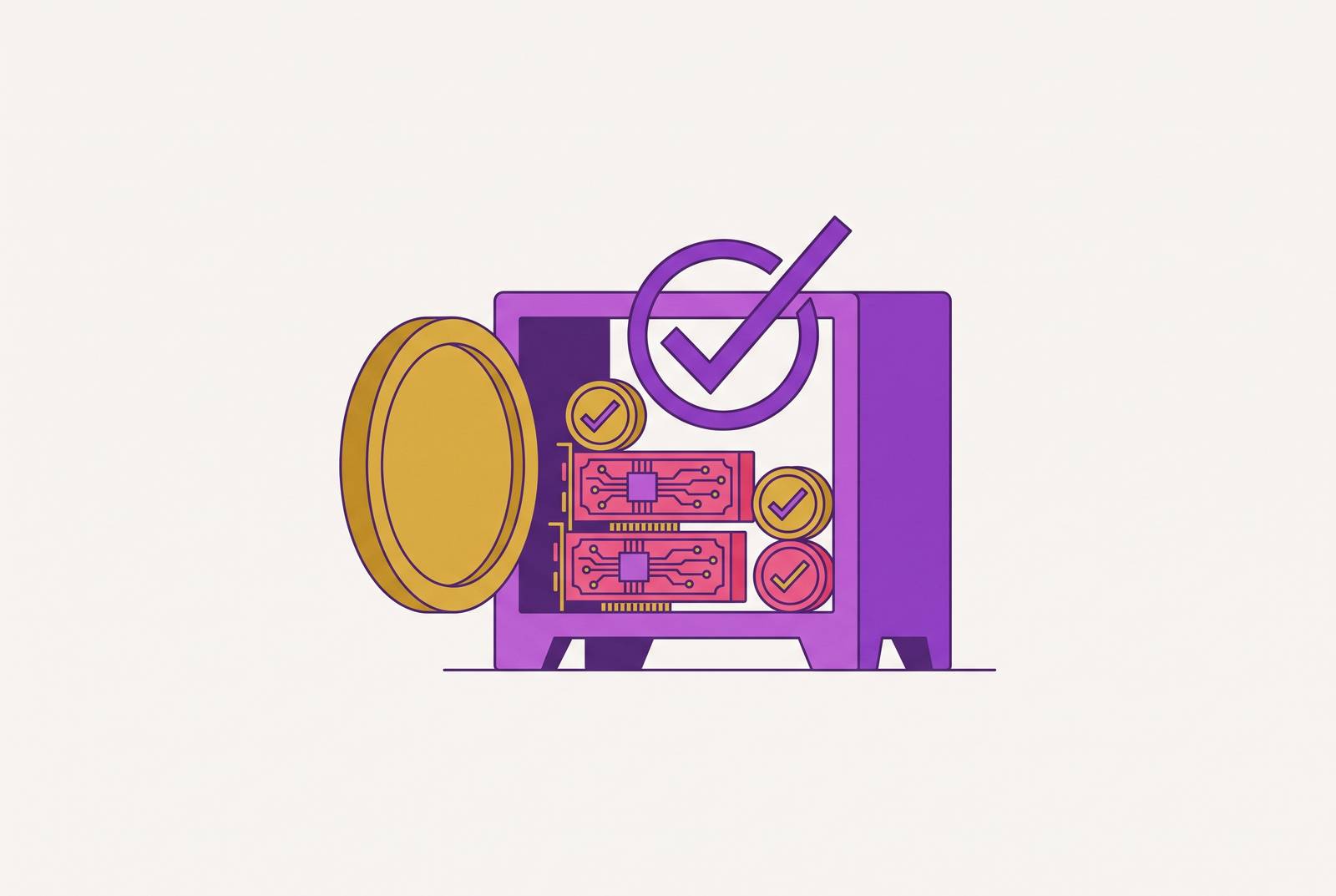 Cover illustration for “Proof-of-Reserves for a Tokenised GPU Credit Vault”