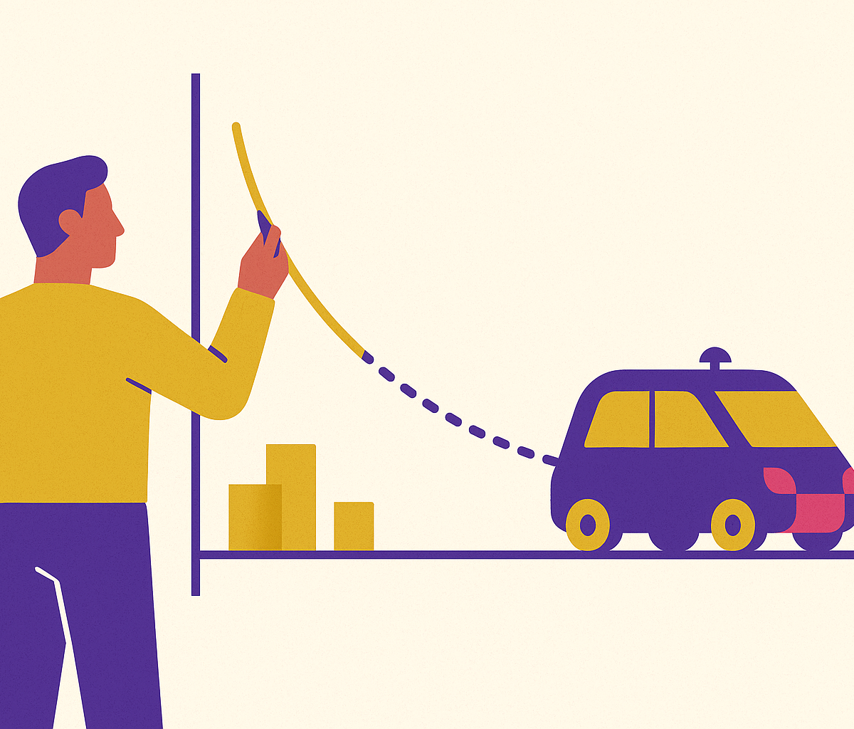 Cover illustration for “Building a Residual-Value Curve for an Accelerator Fleet”