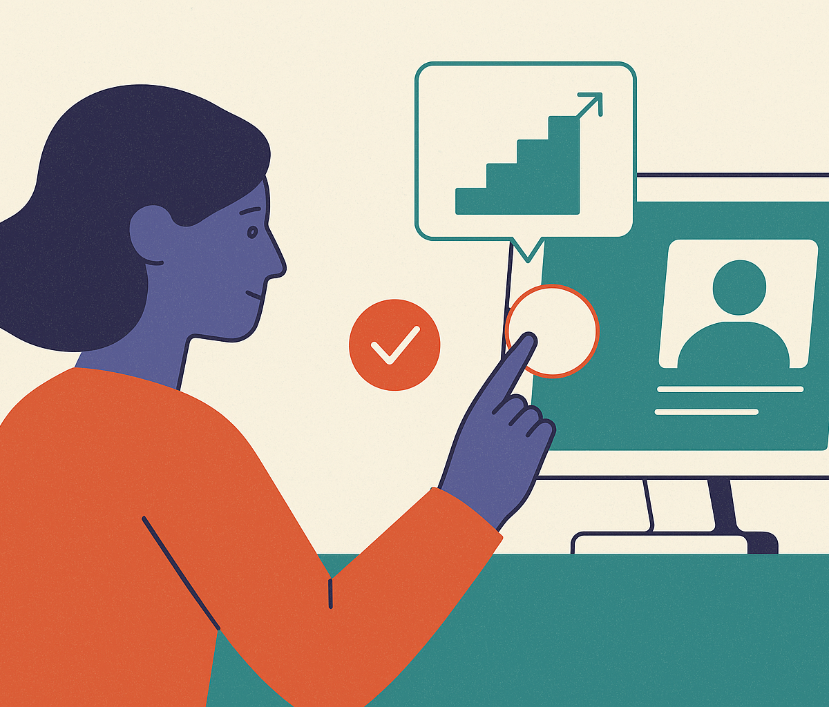 Cover illustration for “Designing Remote Dose-Escalation Check-Ins”