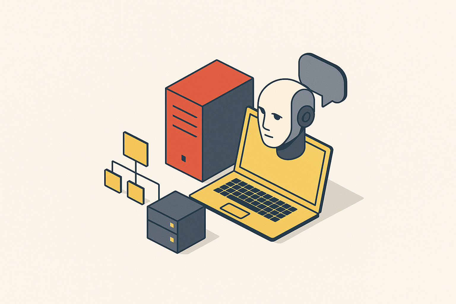 Cover illustration for “Instrumenting an Internal AI Assistant in Production”