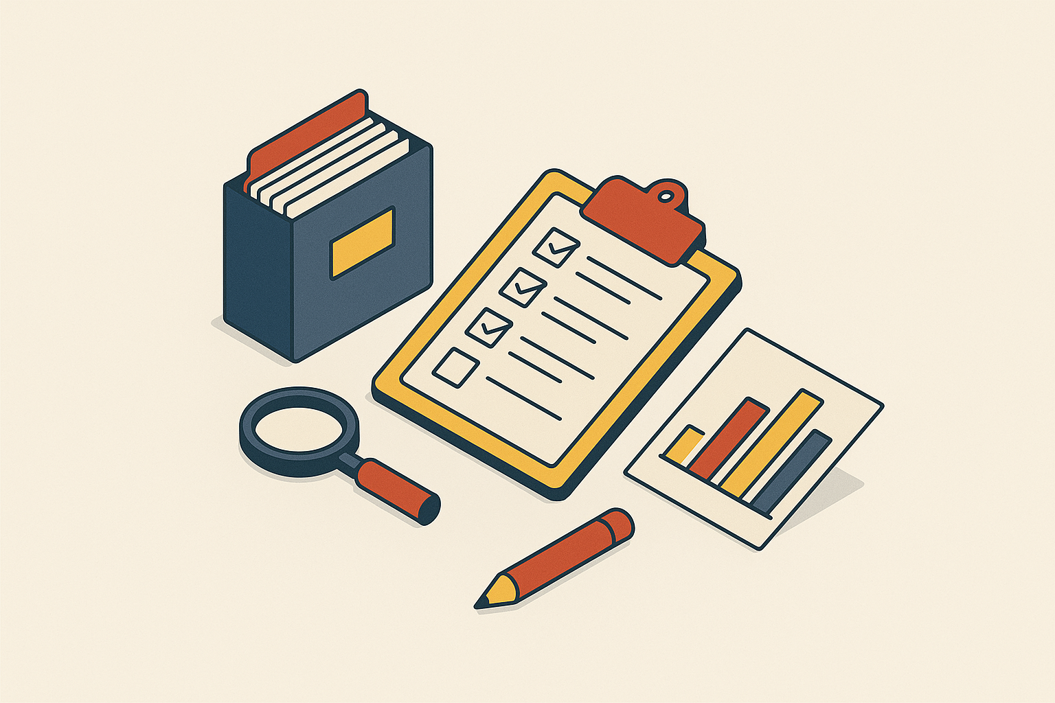 Cover illustration for “Sampling Real Cases Into an Internal Eval Set”