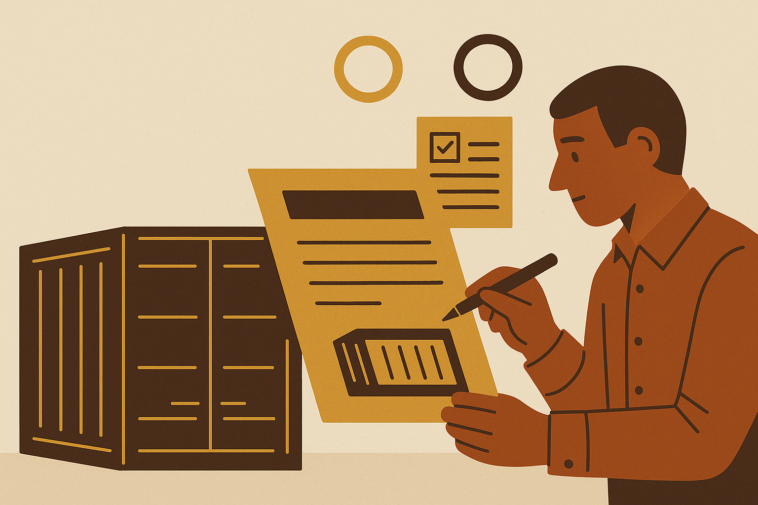 Cover illustration for “Reconciling the Bill of Lading Before Customs Entry”