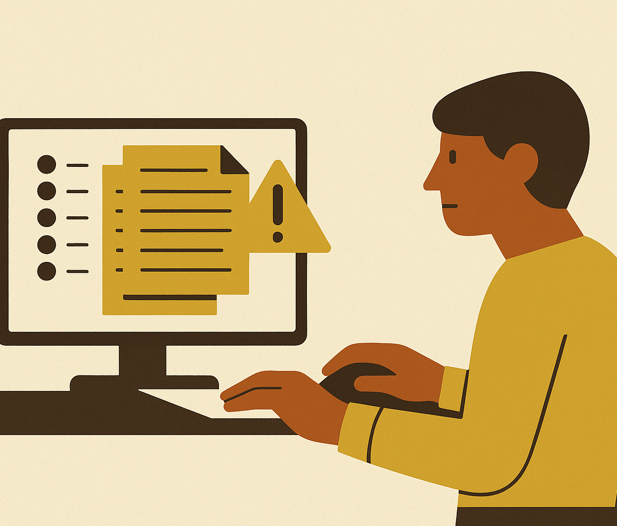 Cover illustration for “Designing an Exception Queue for Arrival Notices”