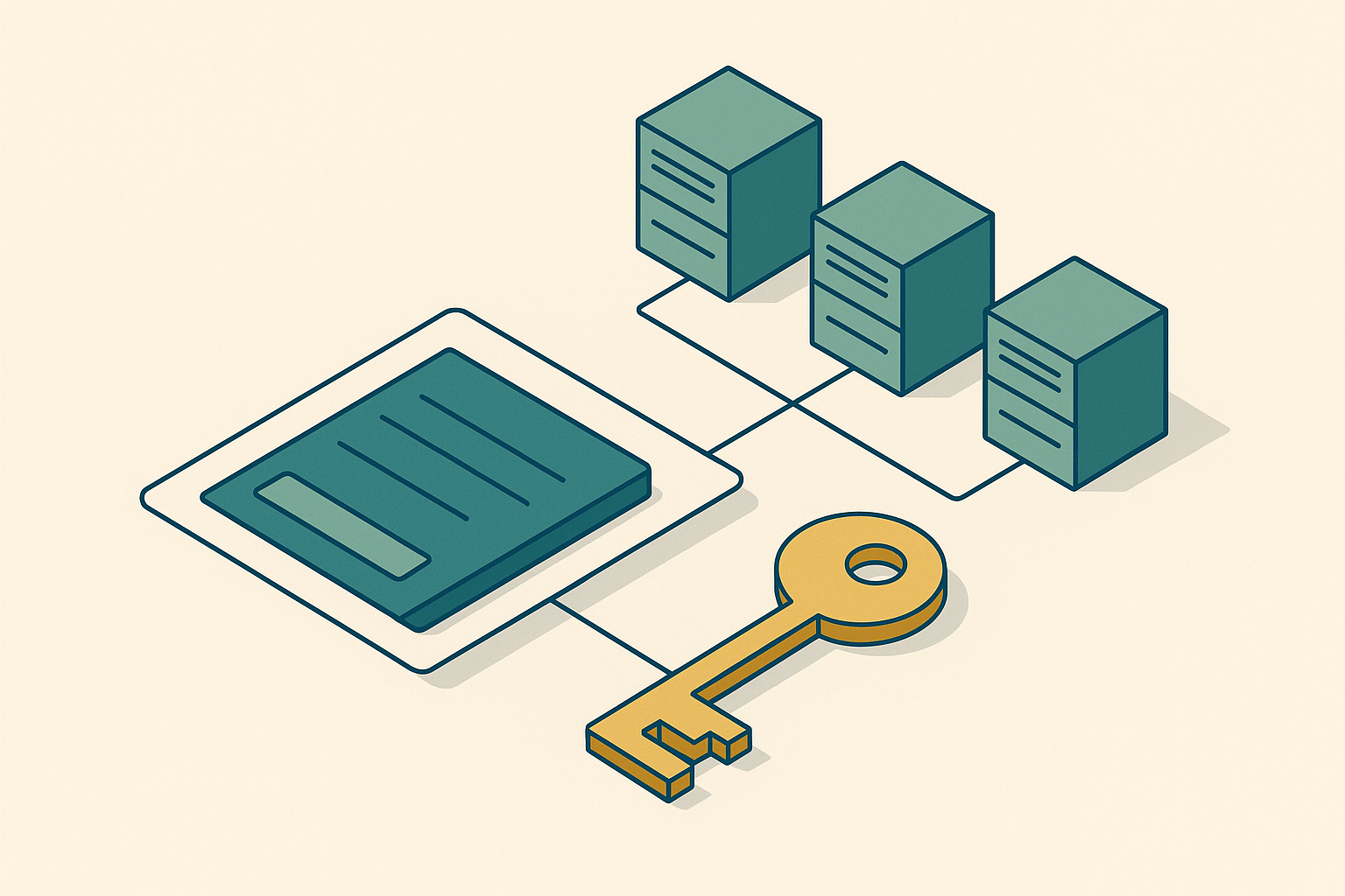 Cover illustration for “Idempotency Keys for Bookings That Fan Out Upstream”