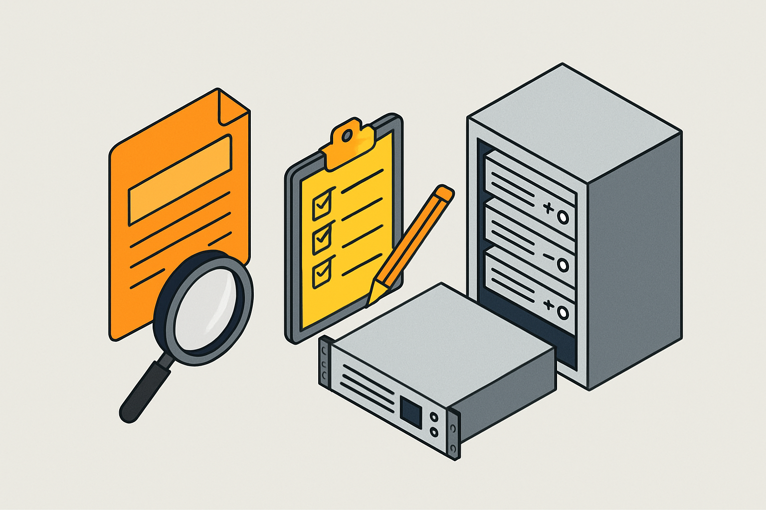 Cover illustration for “Specifying a Bare-Metal Server, From RFQ to Rack”