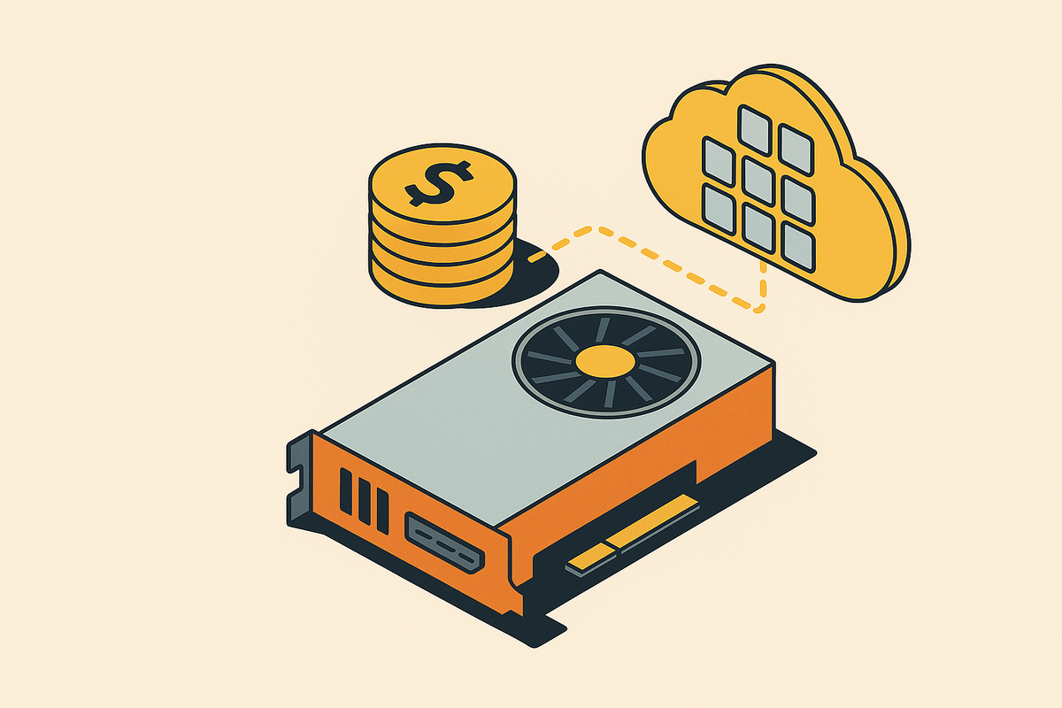 Cover illustration for “Modeling the real cost of a GPU training cluster on dedicated hardware”