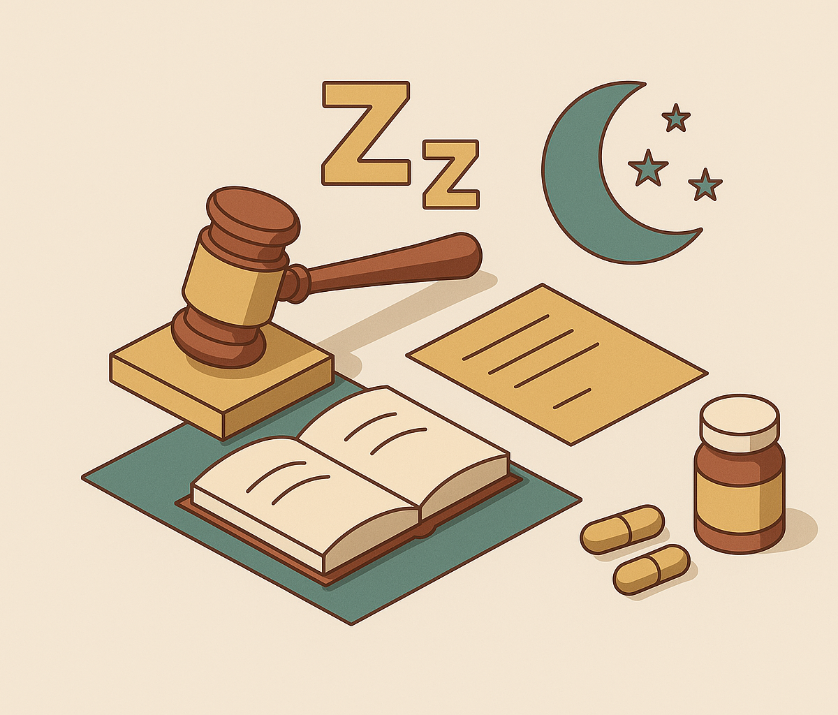 Cover illustration for “Keeping sleep-product claims inside DSHEA structure-function limits”