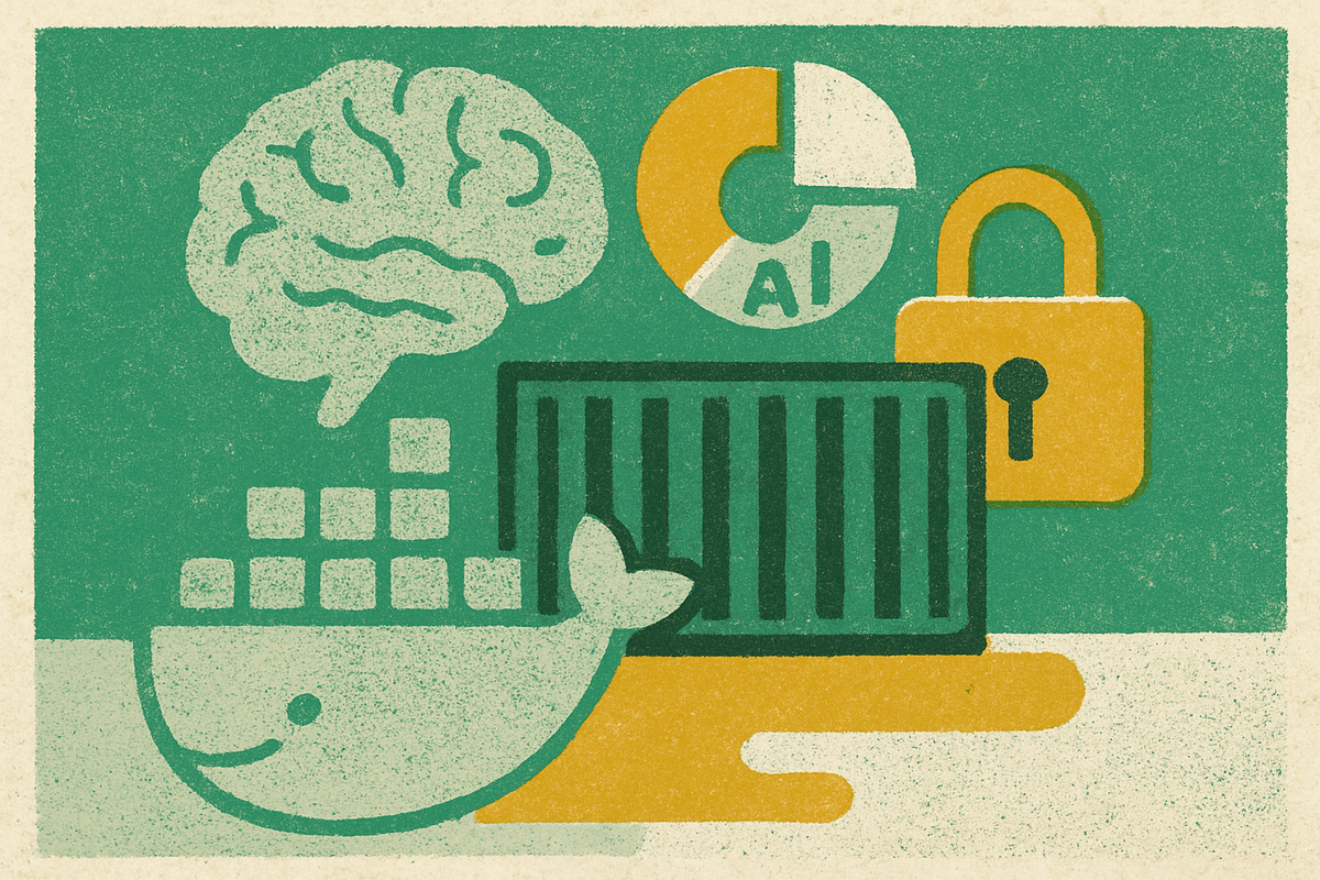 Cover illustration for “Docker Container Security Best Practices for AI Workloads”