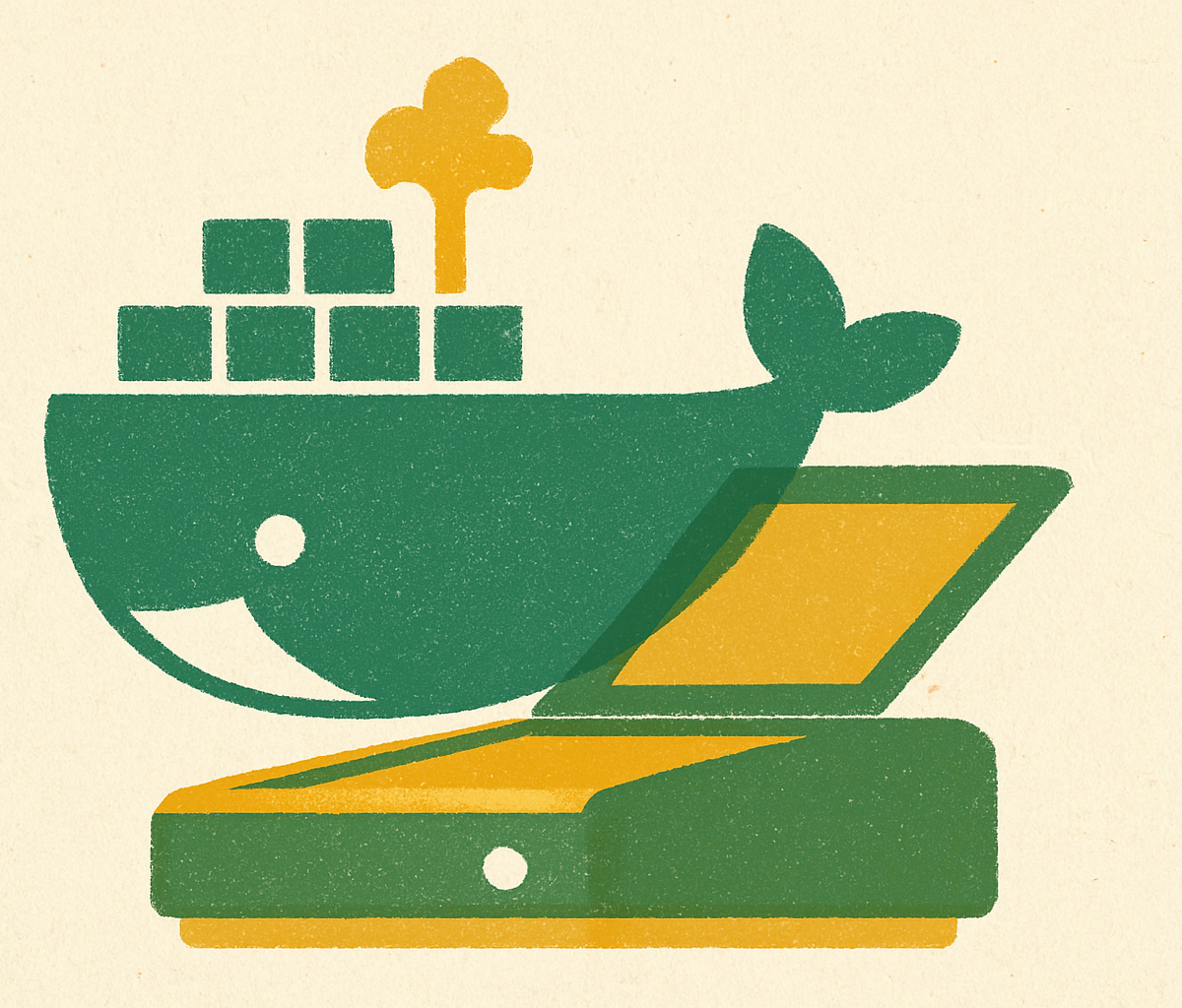 Cover illustration for “Docker Image Scanning Tools Compared for AI Pipelines”