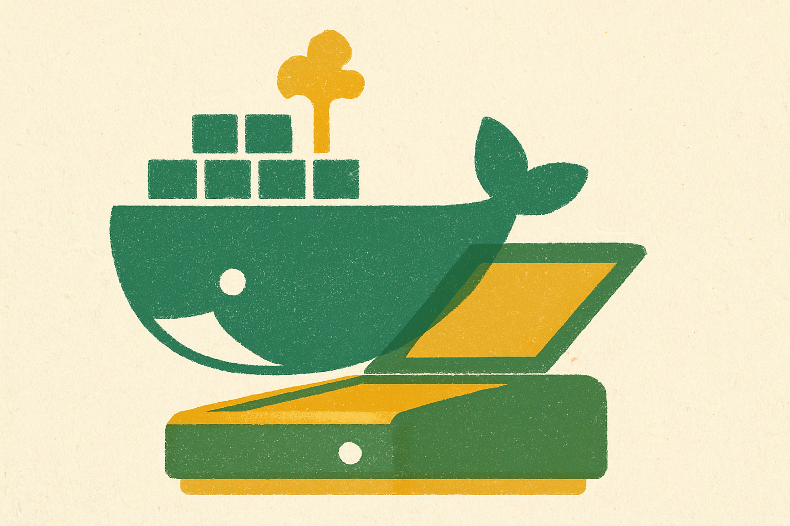 Cover illustration for “Docker Image Scanning Tools Compared for AI Pipelines”