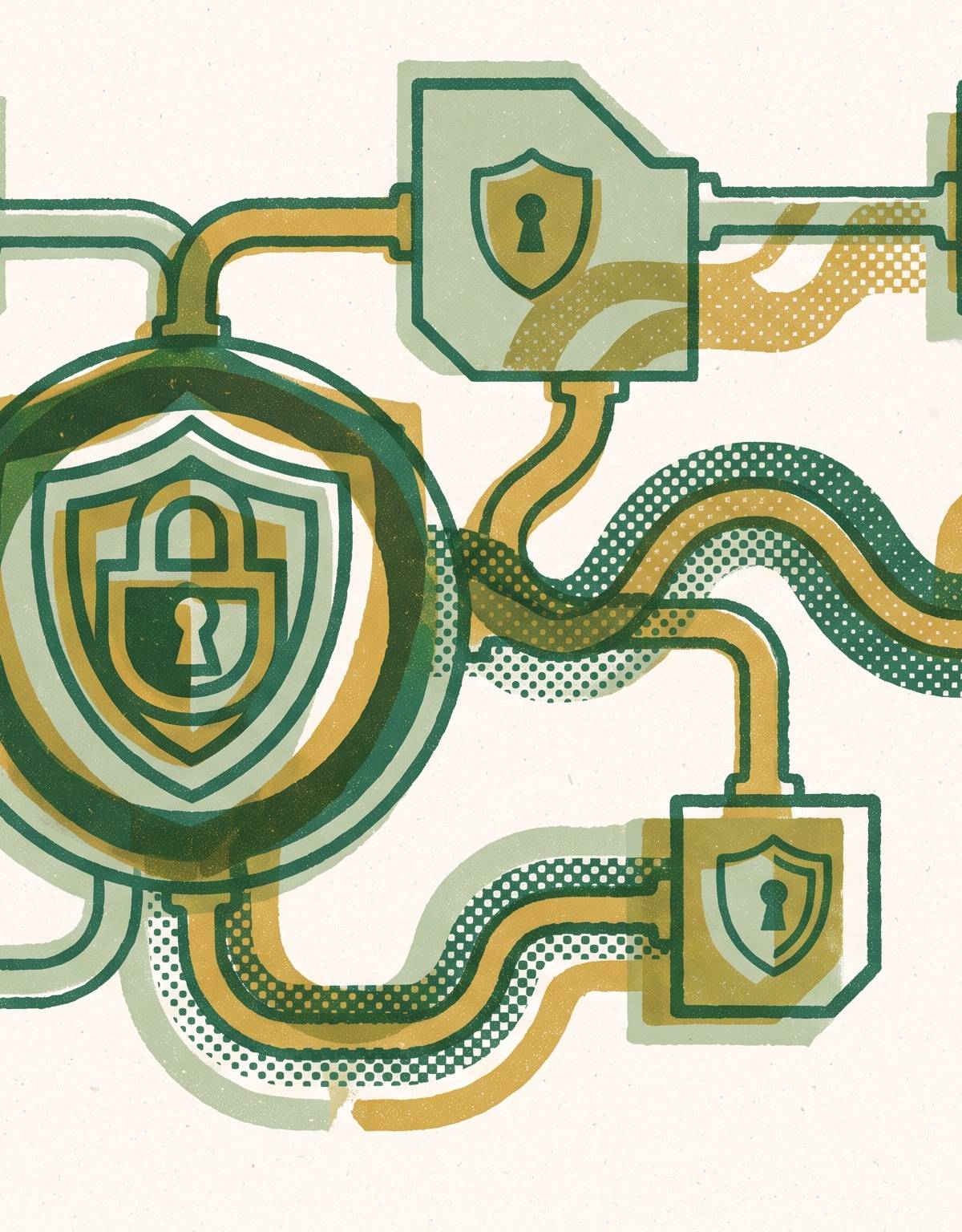 Cover illustration for “Model Context Protocol Security Architecture”