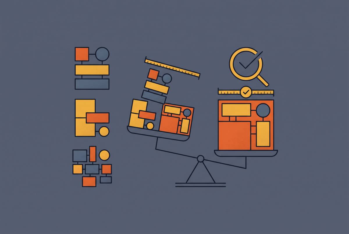 Cover illustration for “Choosing an Agent Evaluation Framework”