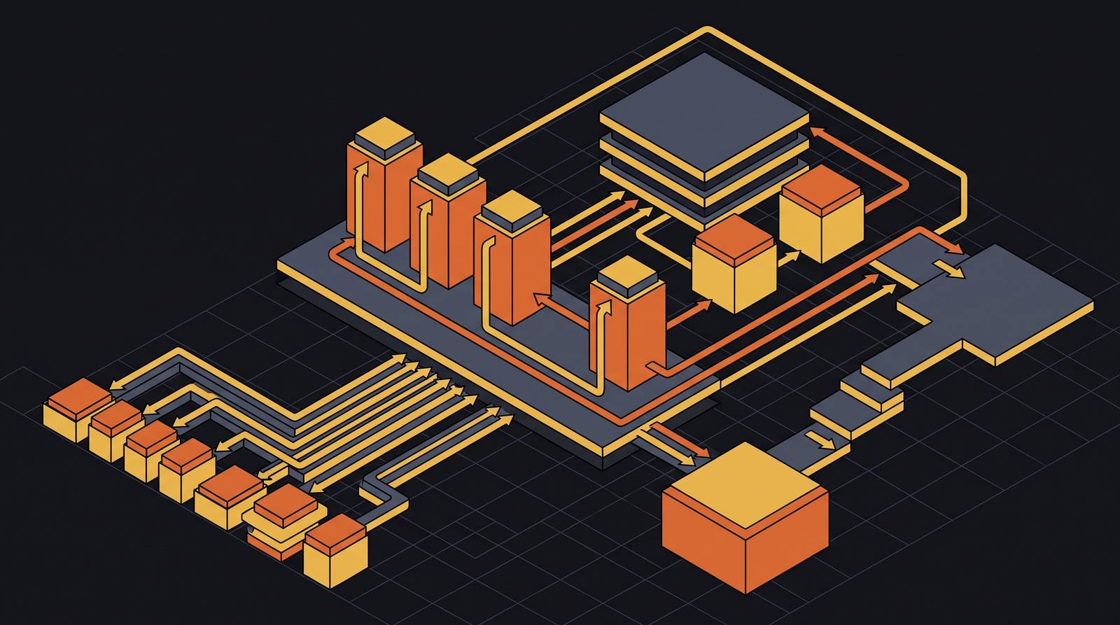Cover illustration for “AI Agent Architecture Patterns for Production Systems”
