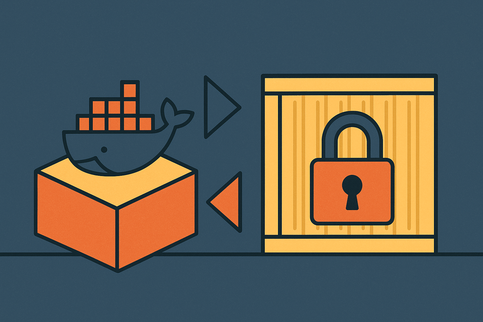 Cover illustration for “Docker Sandbox vs Full Container Isolation Tradeoffs”
