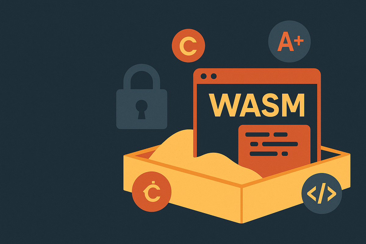 Cover illustration for “WebAssembly Sandboxes for Multi-Language Code Execution”
