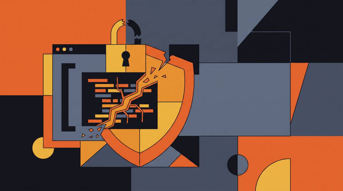 Cover illustration for “Security Risks in AI-Generated Code”