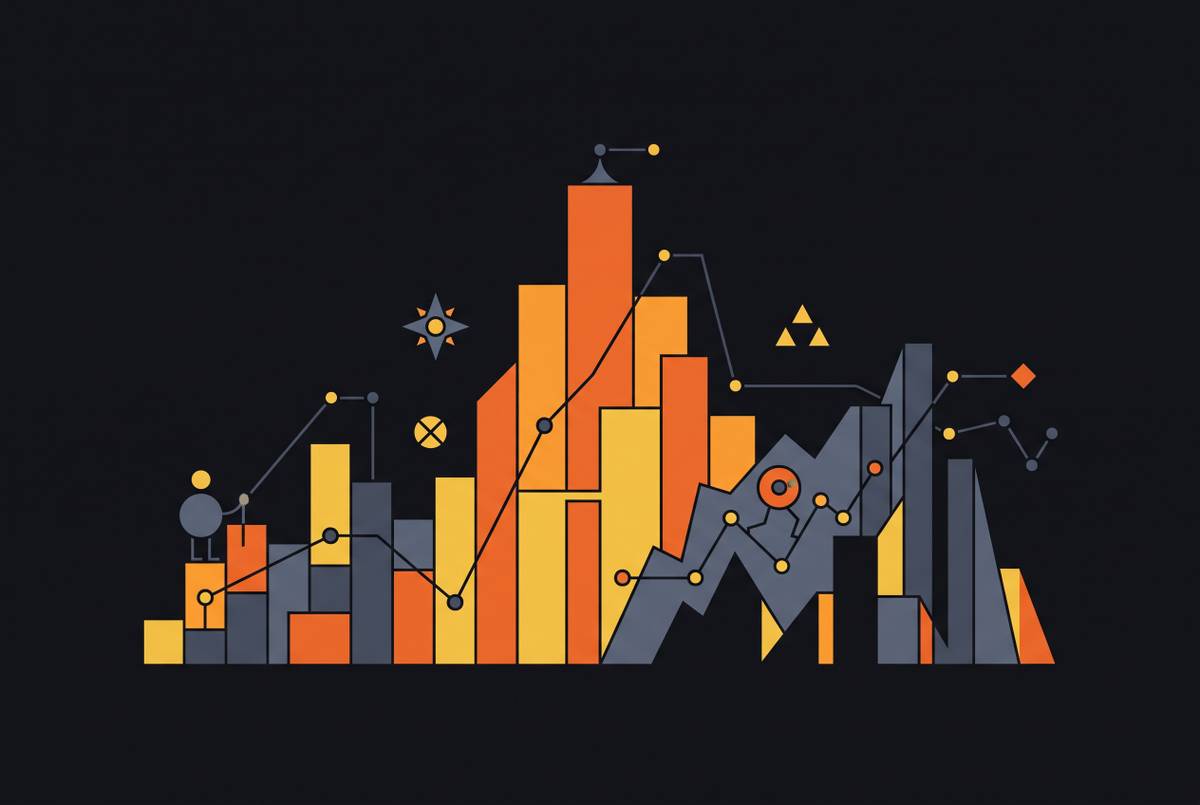 Cover illustration for “LLM Benchmark Landscape for Agent Developers”