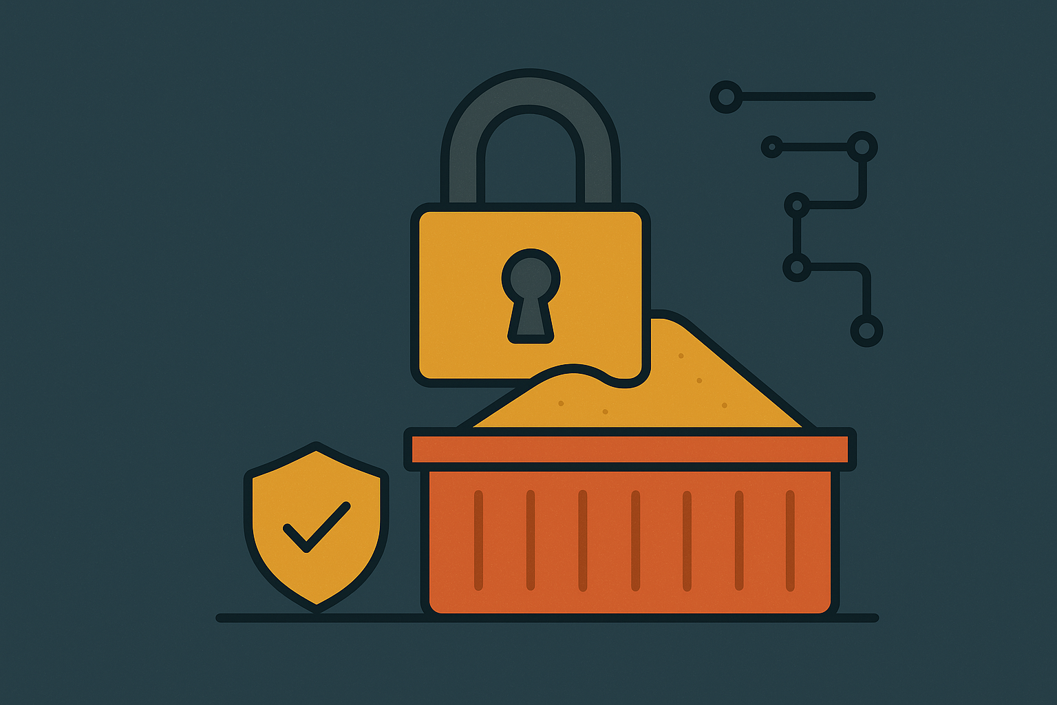 Cover illustration for “Seccomp Profiles for Container-Based Sandboxes”