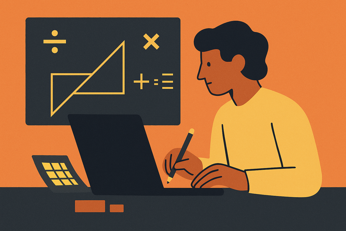 Cover illustration for “GSM8K Benchmark Design and Agent Math Reasoning”