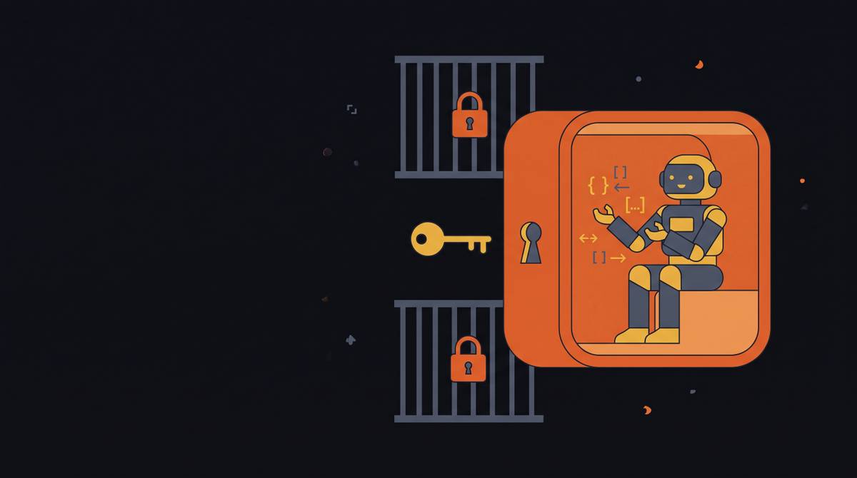 Cover illustration for “Least-Privilege OS Users for AI Code Execution”