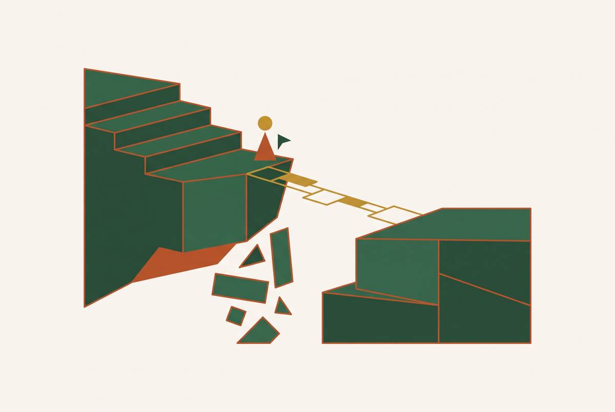 Cover illustration for “Benefits Cliffs When Transitioning Off a PEO”