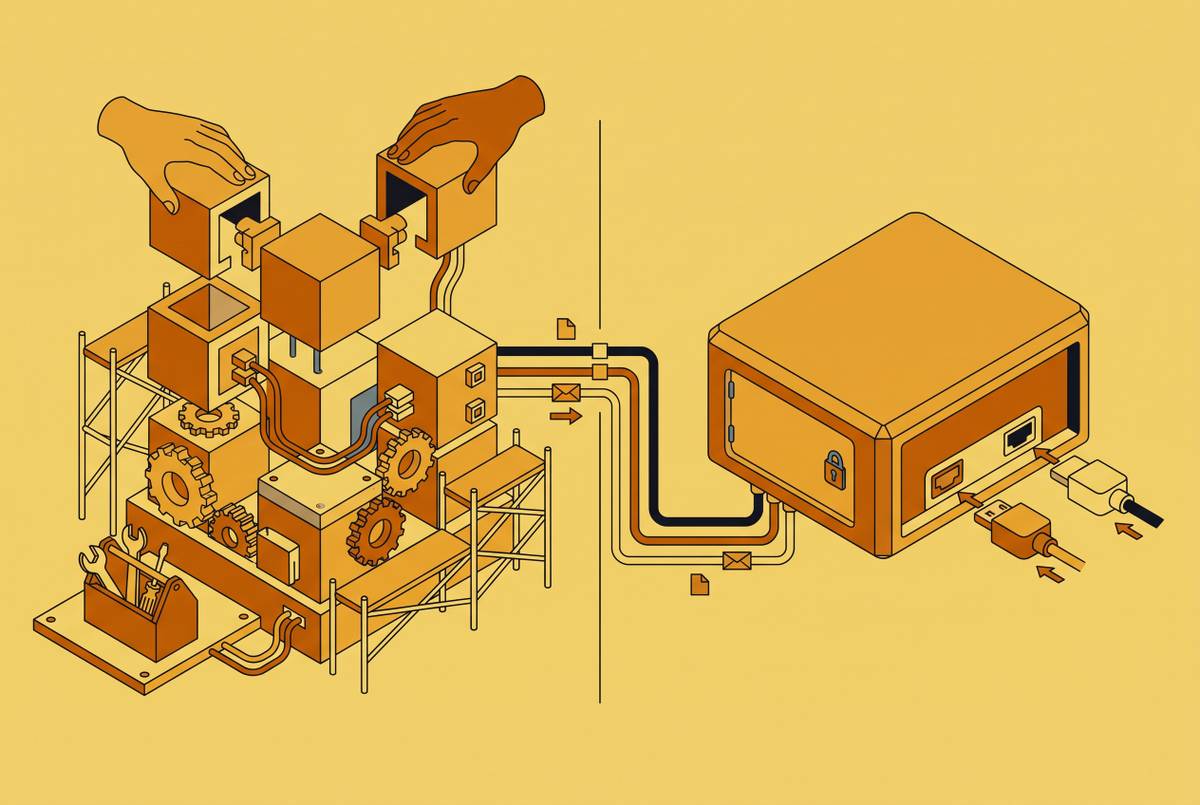 Cover illustration for “Build vs Buy: Choosing API Integration Software for SaaS Teams”
