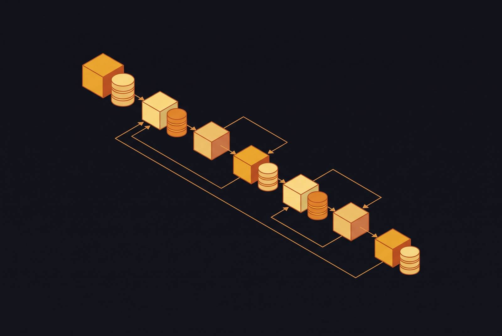 Cover illustration for “Saga Pattern in Distributed Microservices Transactions”