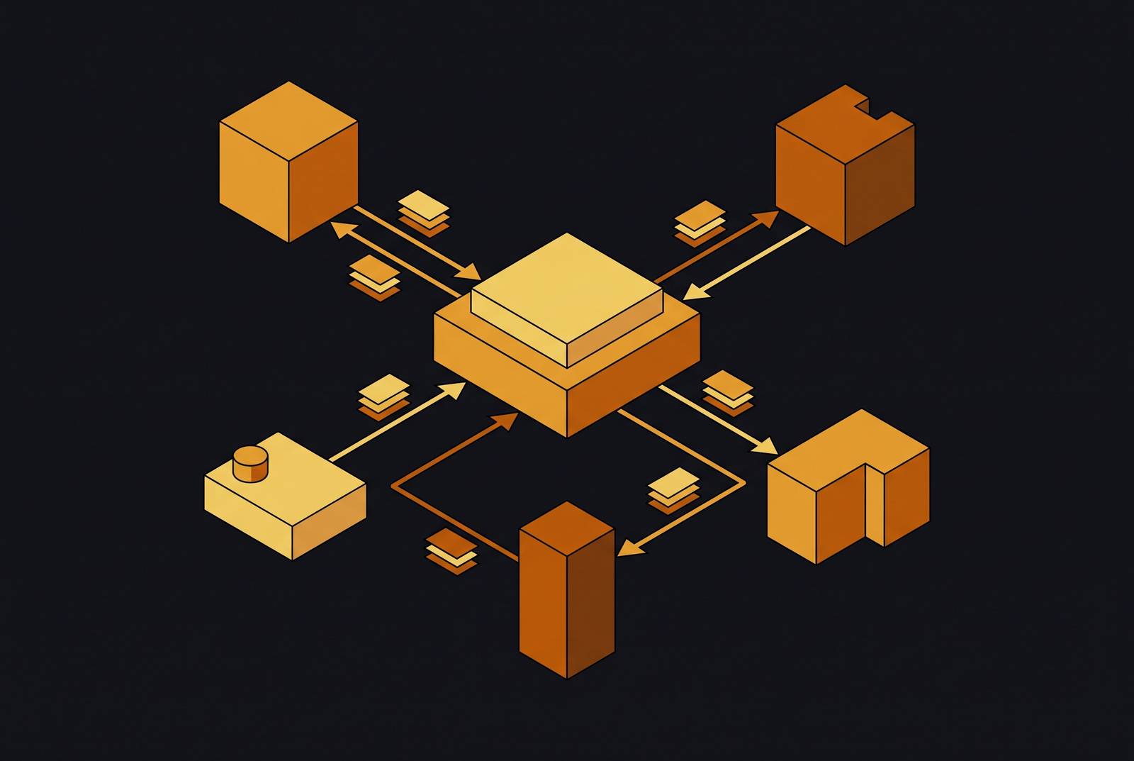 Cover illustration for “How REST APIs Communicate Across Microservices”