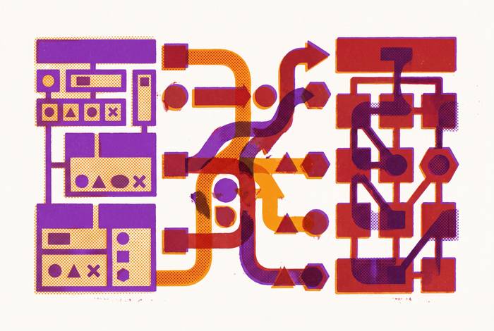 Cover illustration for “Data Transformation Patterns Between Third-Party API Schemas”