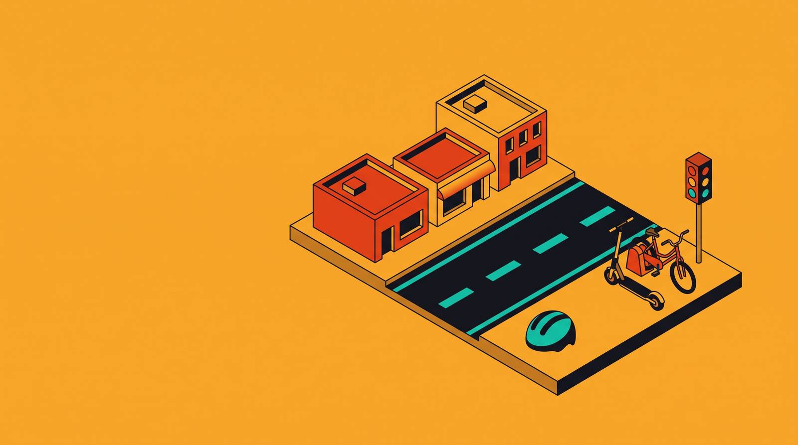 Cover illustration for “Micromobility Safety Regulations by City”