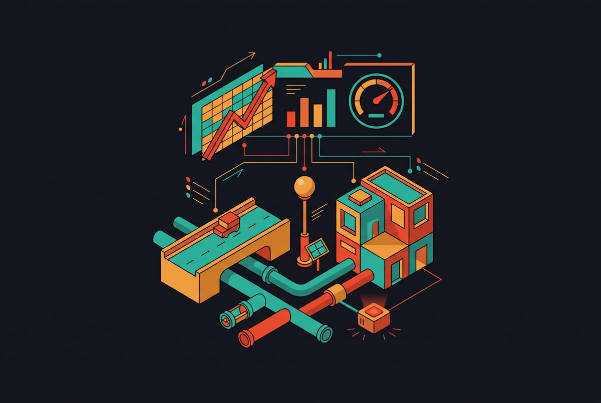 Cover illustration for “Predictive Analytics for Urban Infrastructure Maintenance”