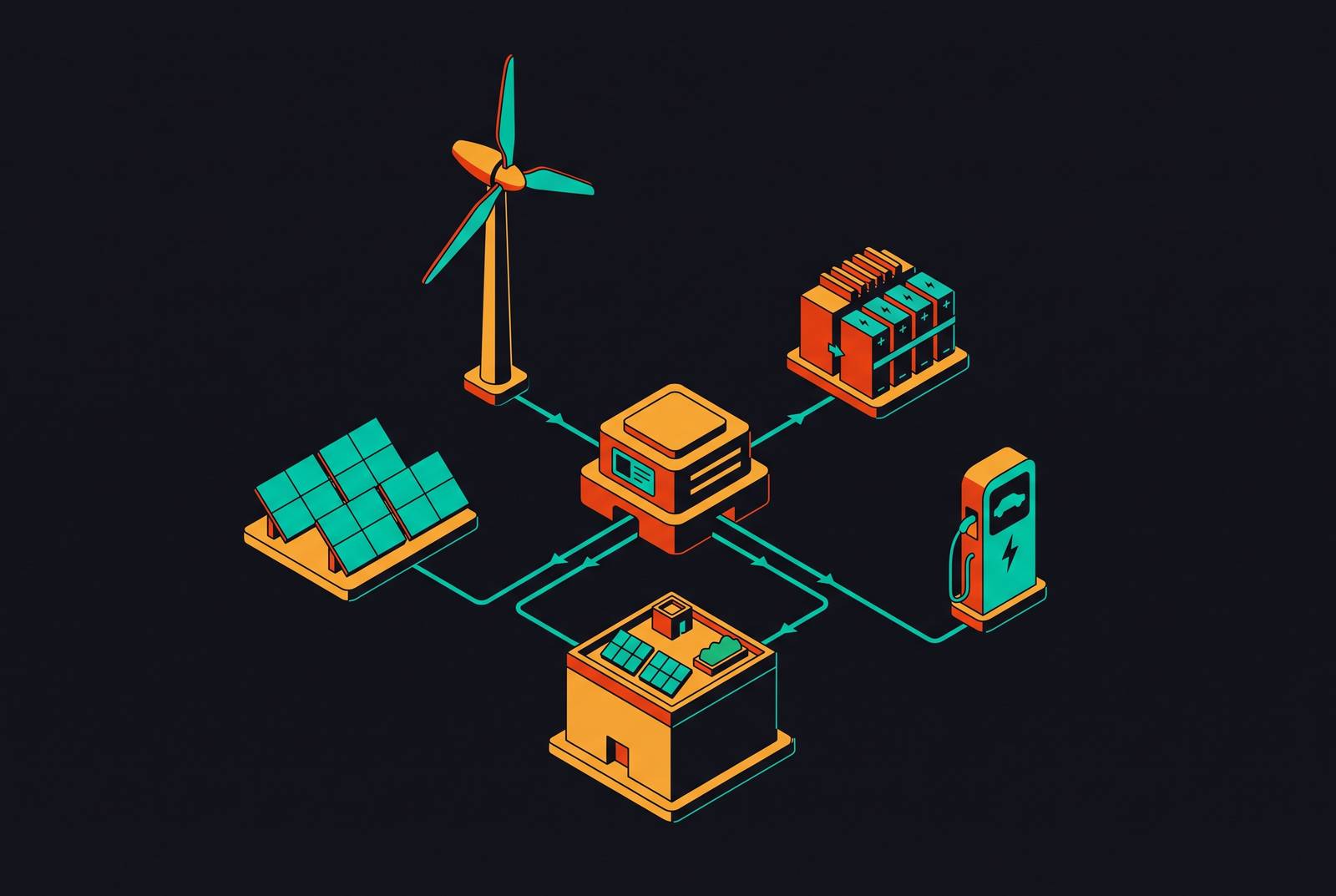 Cover illustration for “Distributed Energy Resources Management Systems”