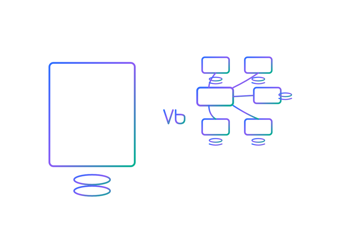 Cover illustration for “Web Services vs Microservices for Backend Architecture”
