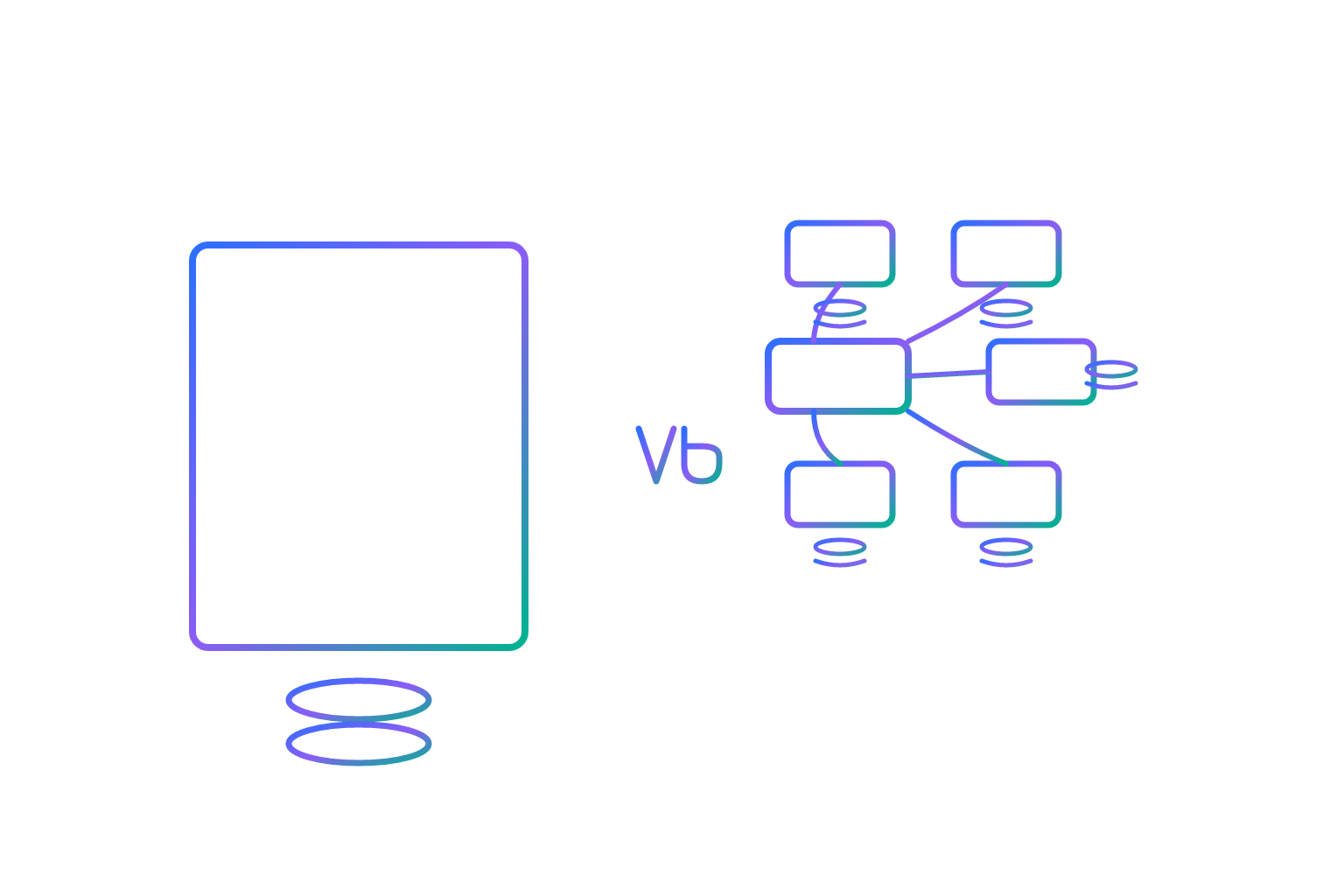 Cover illustration for “Web Services vs Microservices for Backend Architecture”