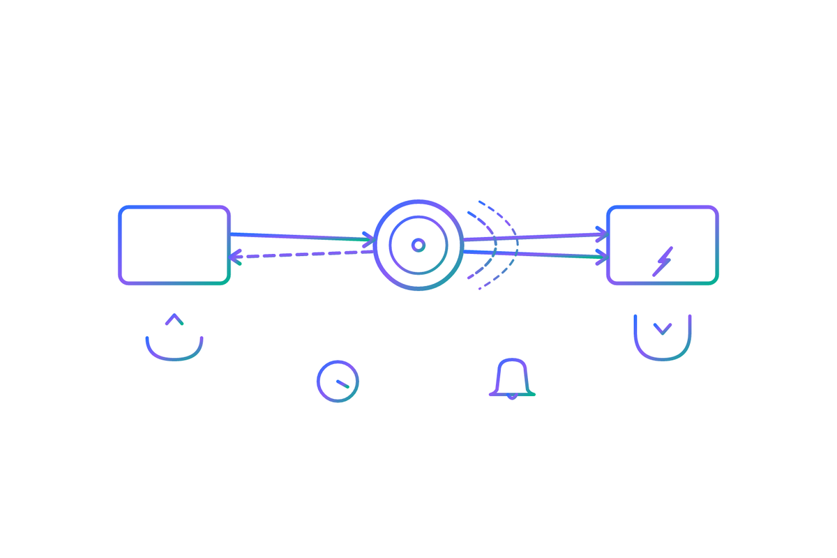 Cover illustration for “API vs Webhook — Choosing the Right Trigger Model”