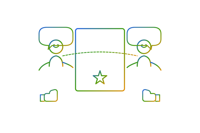 Cover illustration for “Describing Positive Customer Relations in Proposals and Reviews”