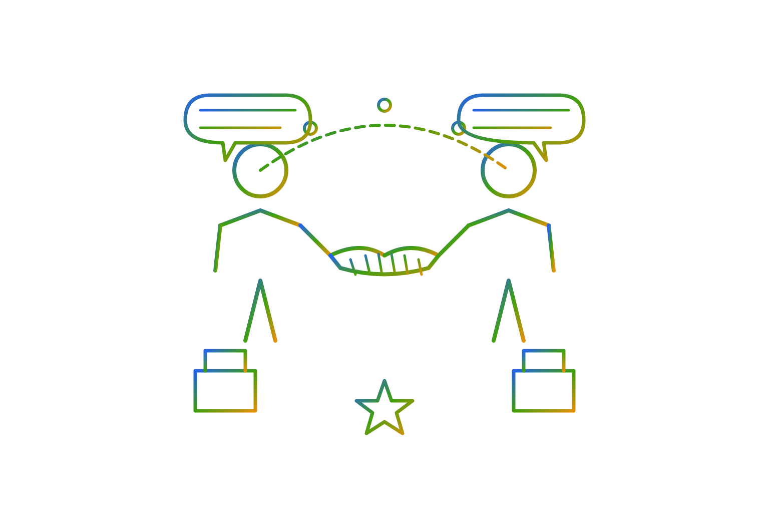 Cover illustration for “Customer Relations Examples from B2B Companies”