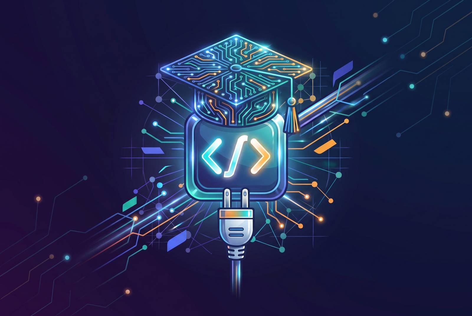 Cover illustration for “GitHub for Education Integration with LMS Developer Workflows”