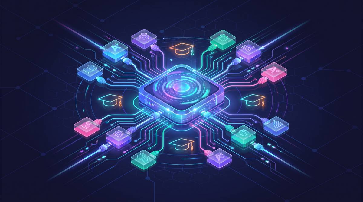 Cover illustration for “Enterprise Application Integration for EdTech Platforms”