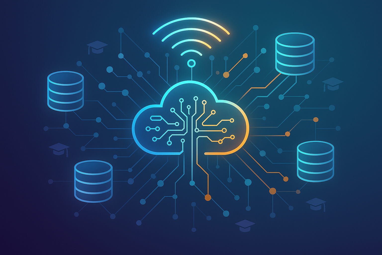 Cover illustration for “Data Integration Patterns for EdTech Systems”