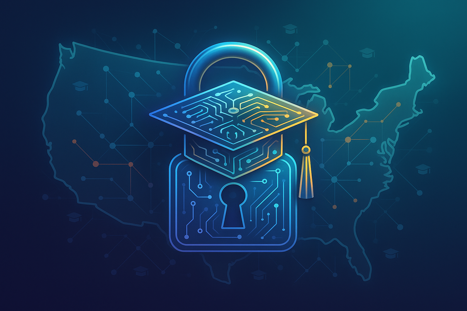 Cover illustration for “Student Data Privacy Frameworks Across US State Regulations”
