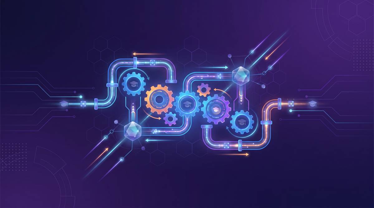 Cover illustration for “Workflow Automation Opportunities in EdTech Product Delivery”