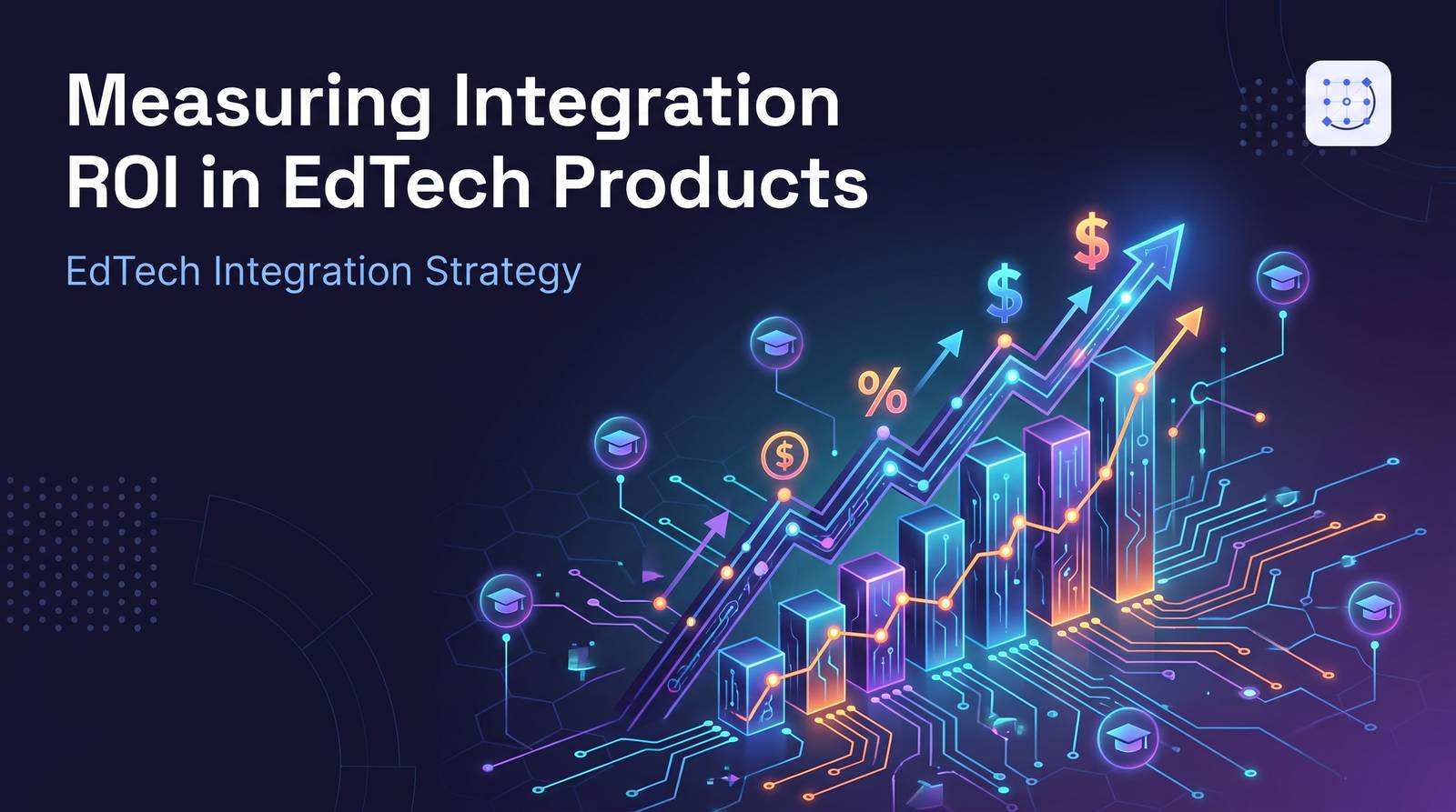 Cover illustration for “Measuring Integration ROI in EdTech Products”