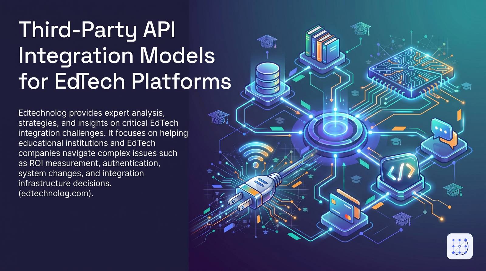Cover illustration for “Third-Party API Integration Models for EdTech Platforms”