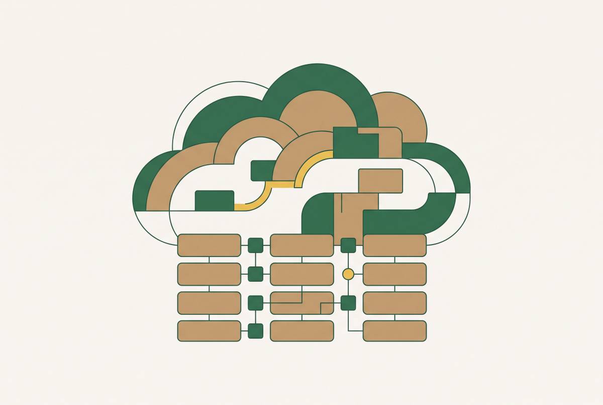 Cover illustration for “The Cloud Category Before Amazon Named It Infrastructure”