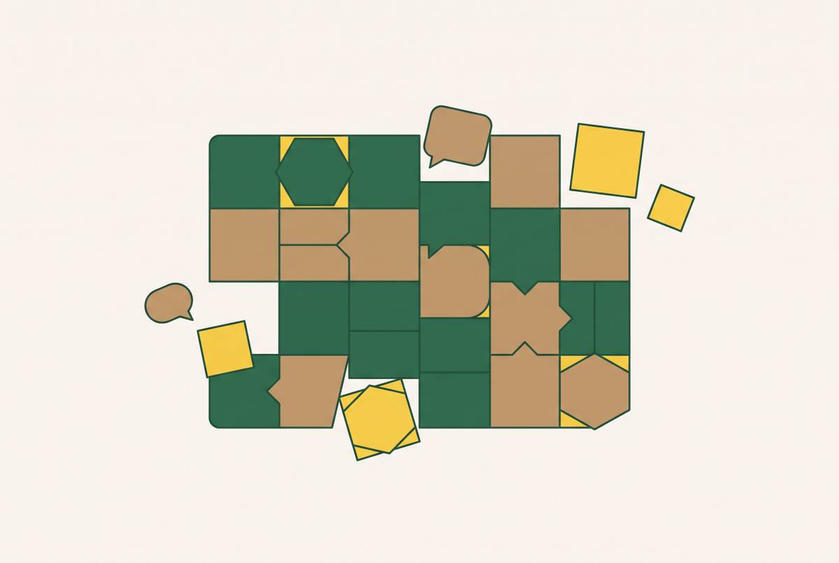 Cover illustration for “Private Equity Roll-Up Language Fragmentation as a Category Risk”