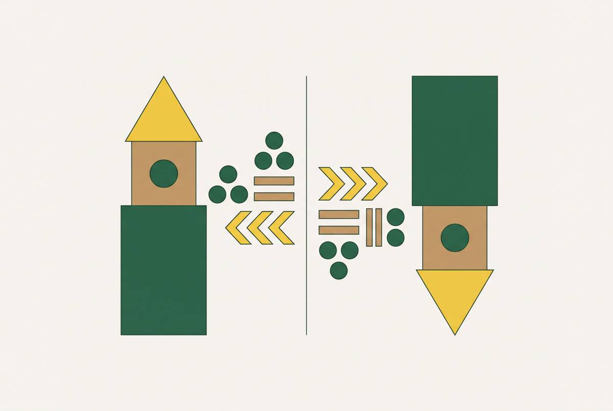 Cover illustration for “Challenger Counter-Positioning Through Vocabulary Inversion”