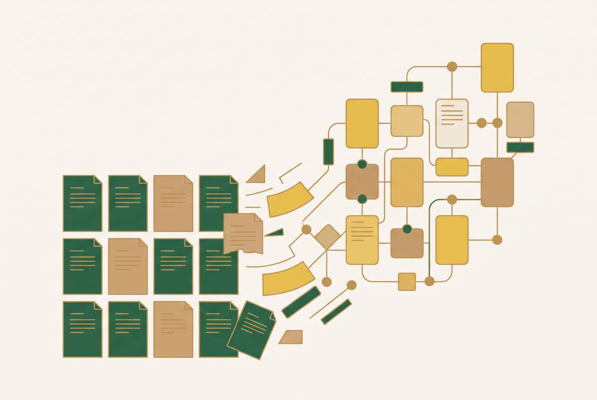 Cover illustration for “How Notion Displaced Confluence by Reframing the Knowledge Management Category”