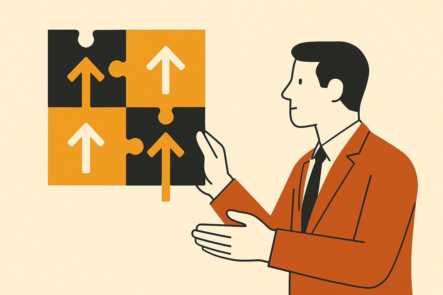 Cover illustration for “Narrative Alignment Across the C-Suite During Hypergrowth”