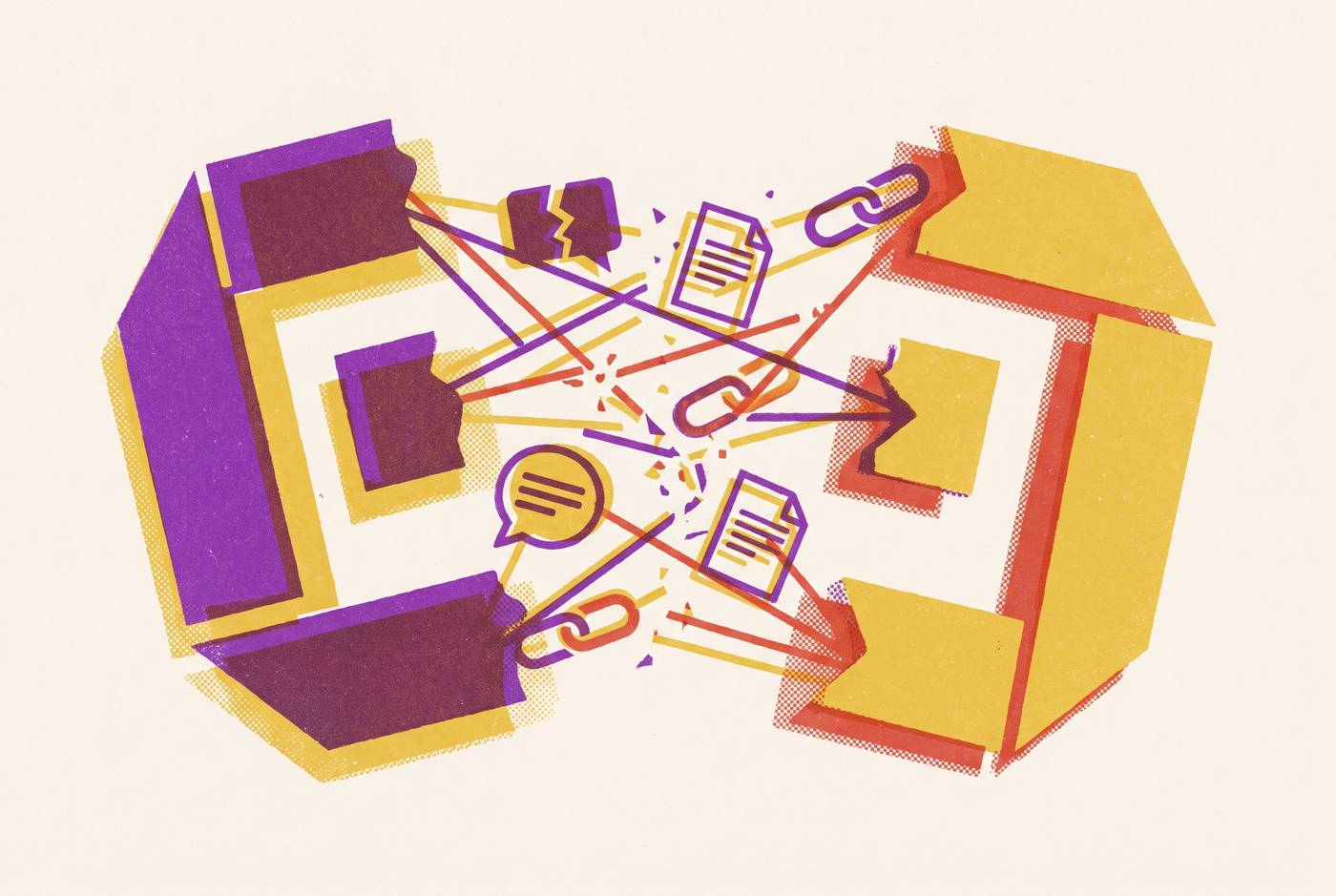 Cover illustration for “Internal Language Governance During Corporate Carve-Outs”